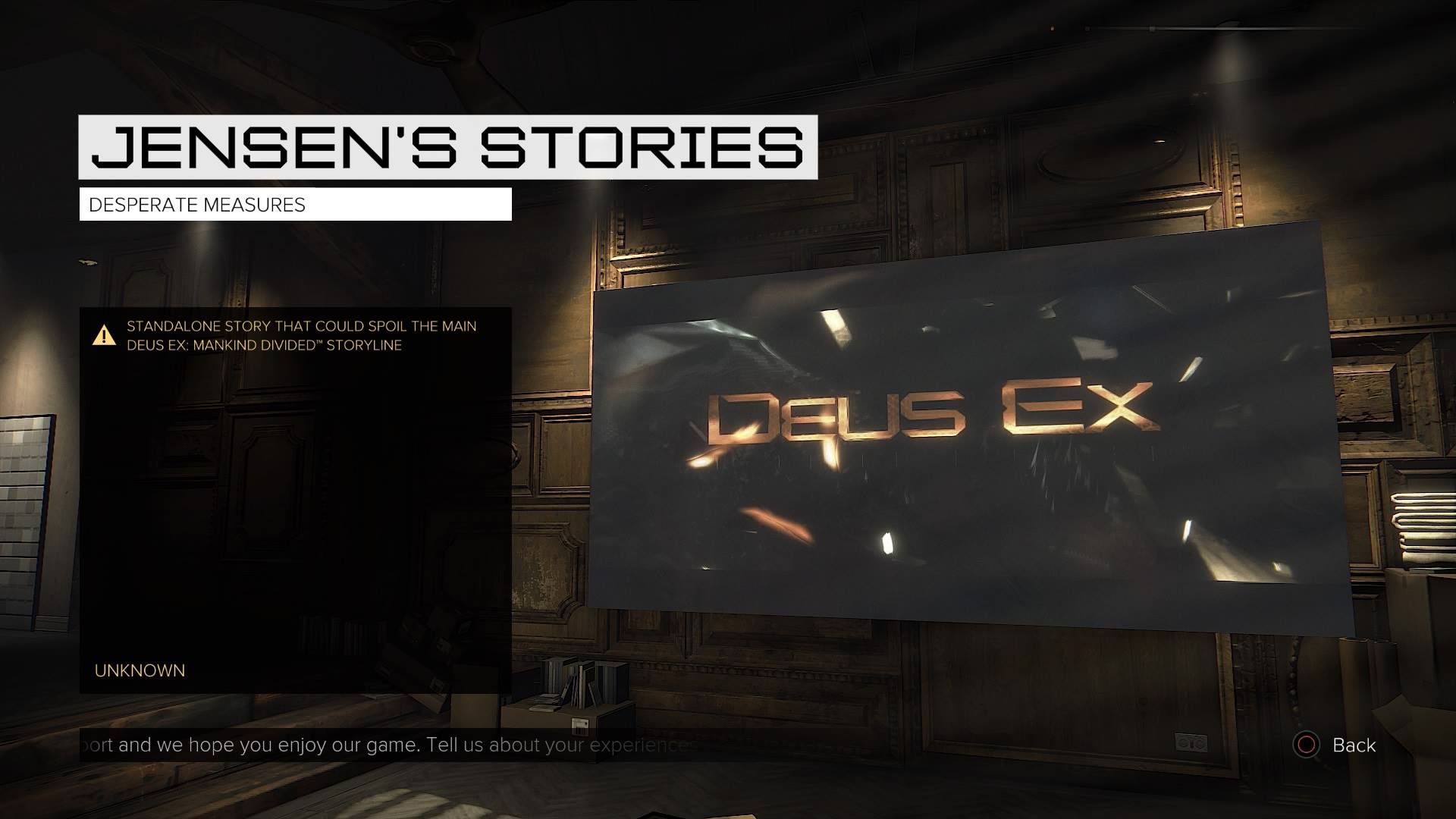 Deus Ex Jensens Stories