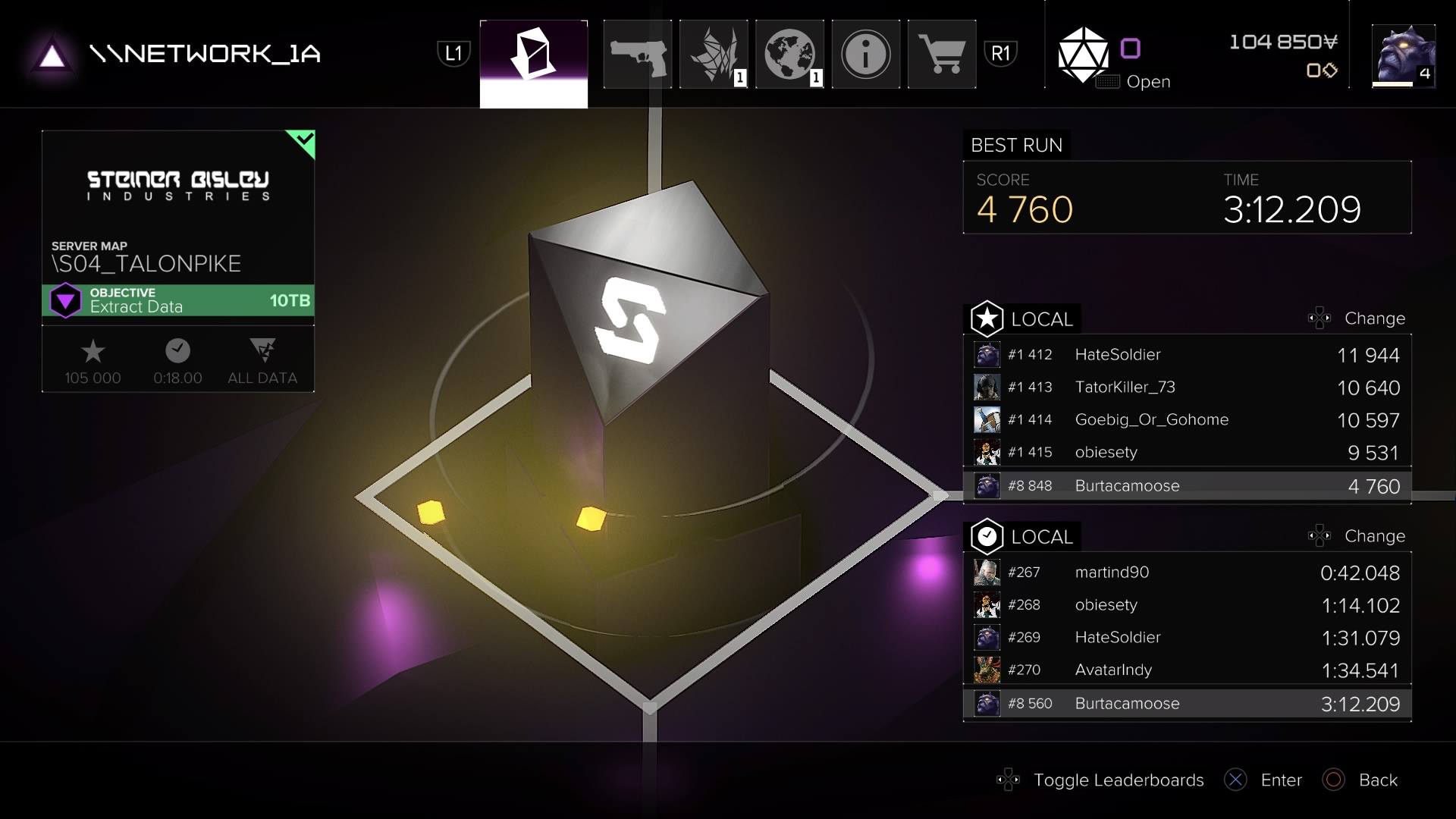 Deus Ex Leaderboard
